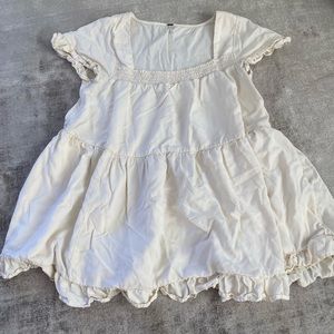 Free People cap sleeve babydoll dress, size small
